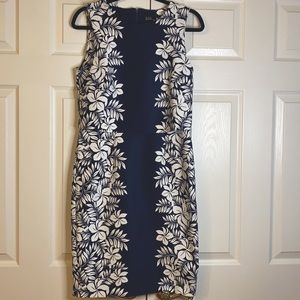 Saks Fifth Avenue Black Label Floral Sheath Dress (Size 4)